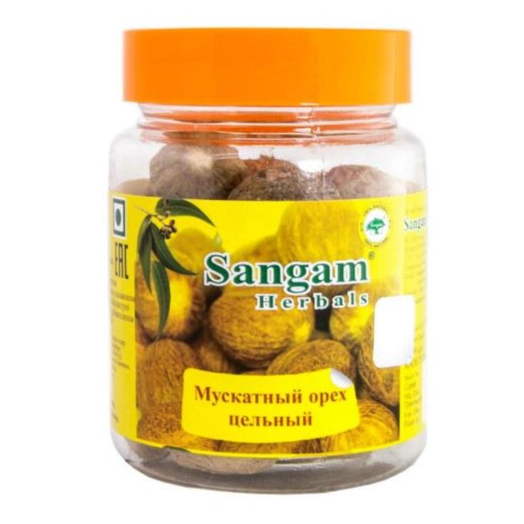 Мускатный орех цельный Sangam Herbals 50 г