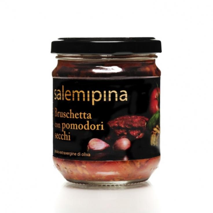 Брускетта по-сицилийски из сушеных помидор в оливковом масле Salemipina 180 г