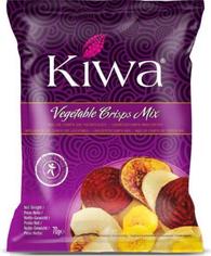 Овощные чипсы - вегетарианский микс KIWA 50 г