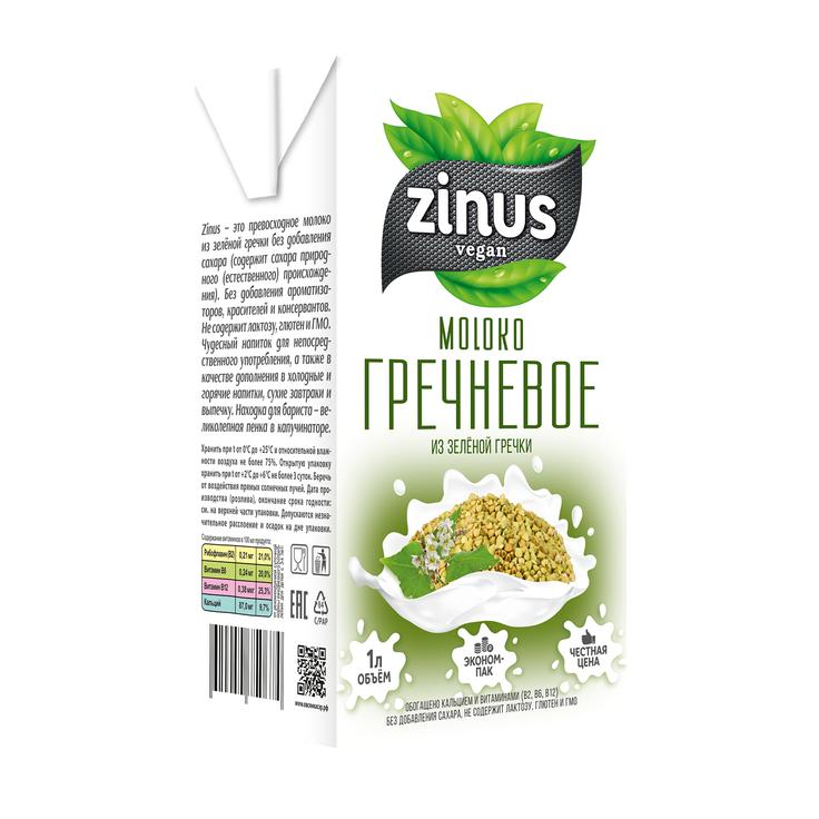 Напиток из зеленой гречки ZINUS 1000 мл