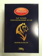 Чай черный гранулированный Ассам, Amil 100 г