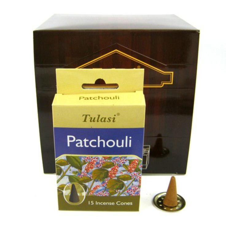 Благовония Tulasi-Sarathi безосновные Patchouli - Пачули, 15 конусов