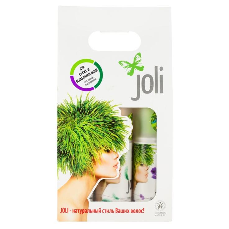 JOLI Набор для сухих и ослабленных волос. Рост-питание--восстановление, 3x150 мл