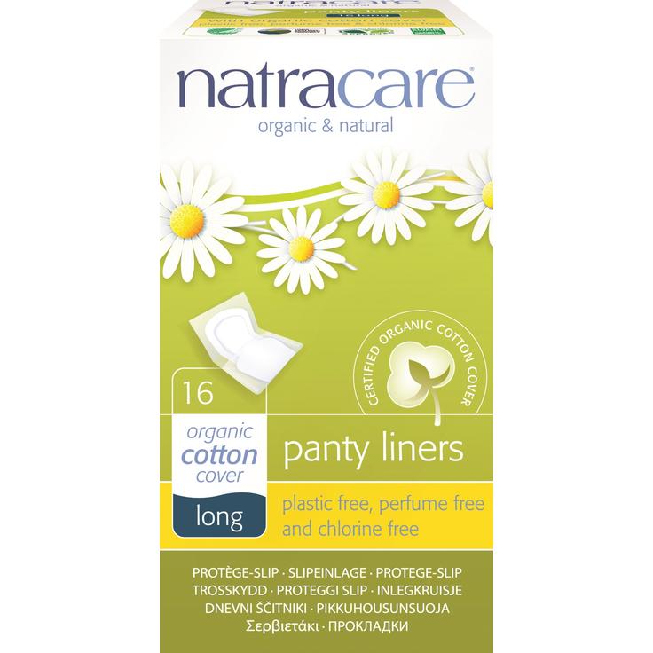 Гигиенические прокладки на каждый день Natracare "Long" в индивидуальной упаковке, 16 штук