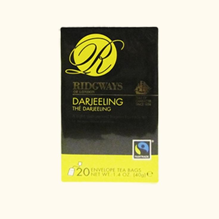 RIDGWAYS OF LONDON черный чай "Дарджилинг" 20 пакетиков в конвертах 40 г