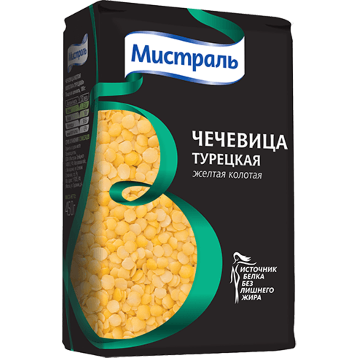 Купить МИСТРАЛЬ чечевица желтая колотая Турецкая, 450 г - Экоcтория ...