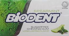 Жевательная резинка без сахара со вкусом мяты Biodent, 7 пластинок