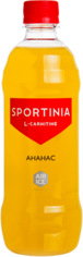 Sportinia L-Carnitine пребиотический спортивный напиток с ананасом, 500 мл