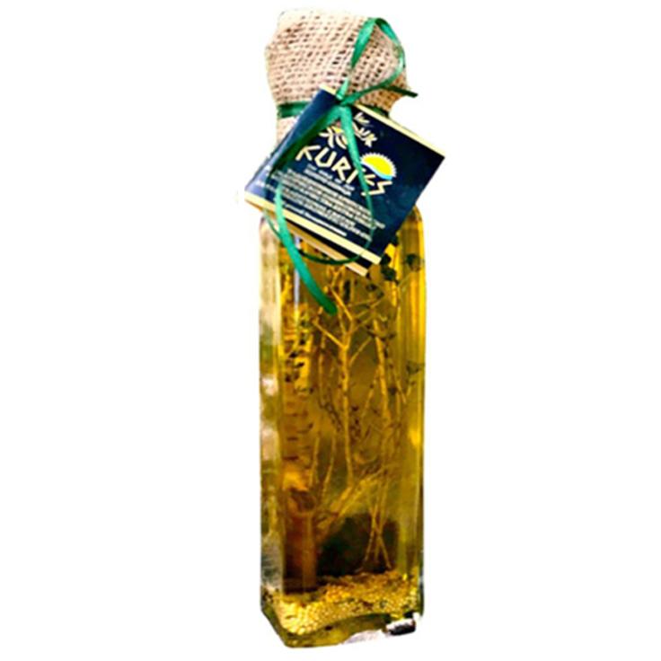 Оливковое масло Extra Virgin PDO Messara KURTES Aromatic с чабрецом, чили и горчицей 250 мл