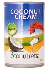 Органические кокосовые сливки Econutrena 60% (жирность 22%), 400 мл