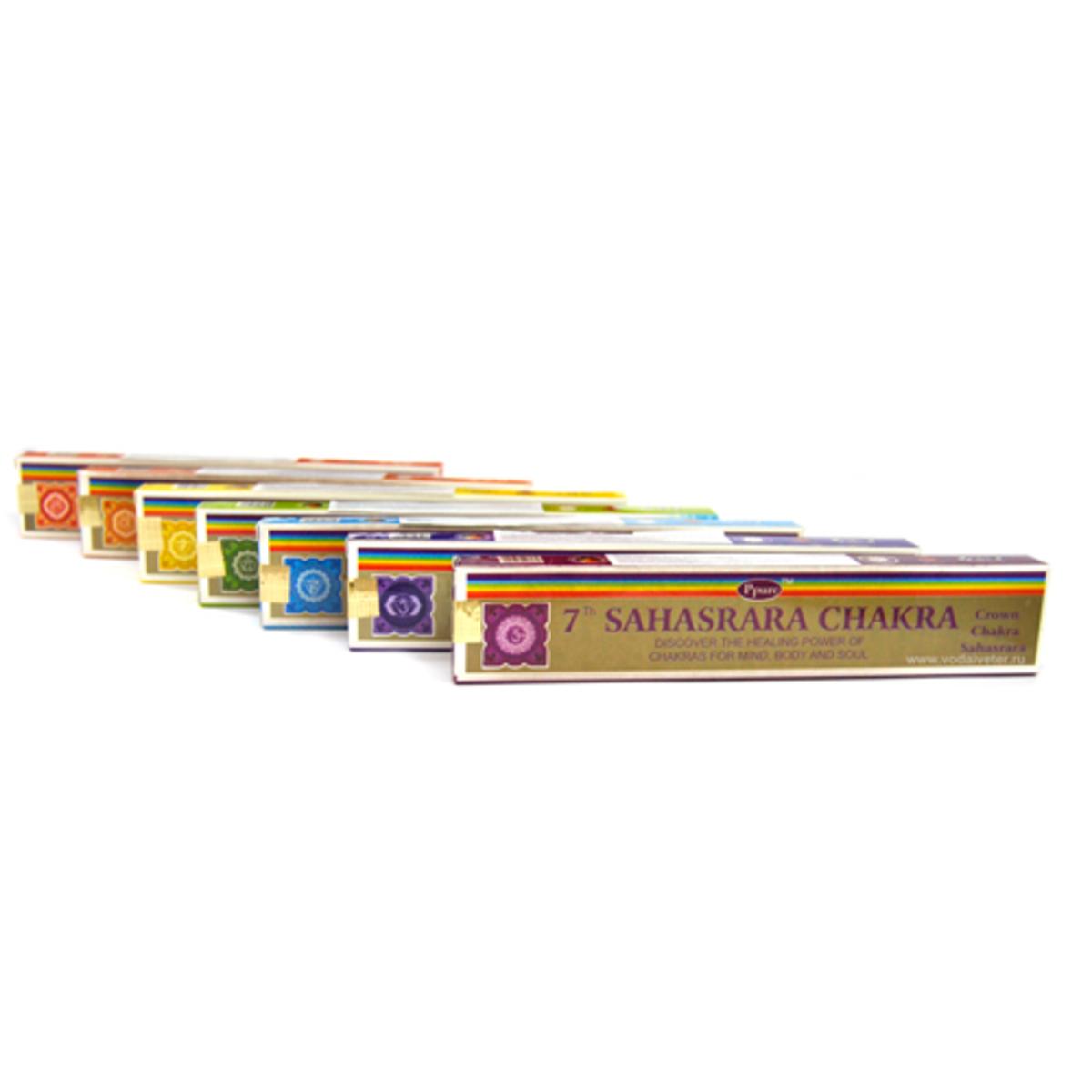 Купить Благовония Ppure 7 Chakras - 7 коробок по 15 г - Экоcтория ...