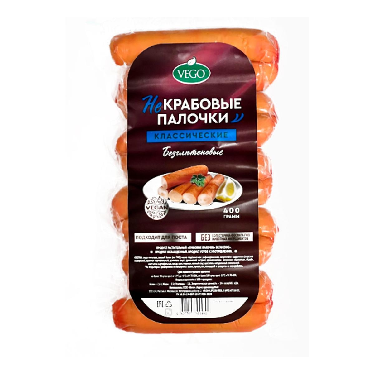 Купить Крабовые палочки веганские безглютеновые VEGO, 400 г - Экоcтория ...