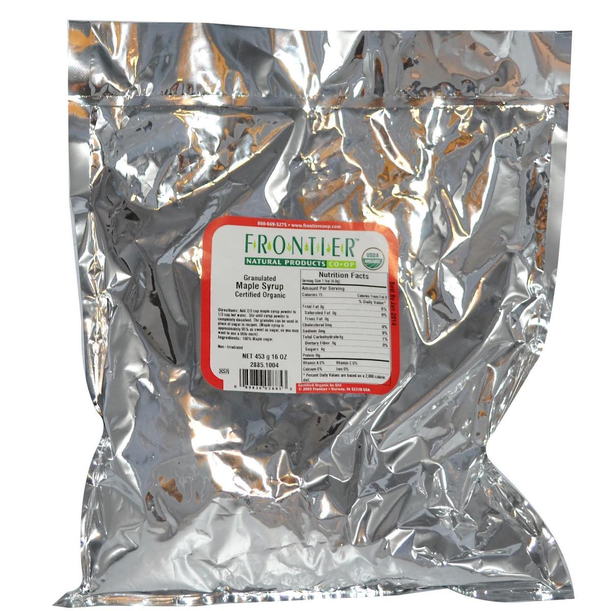 Купить Кленовый сахар (гранулы) органический Frontier Natural Products ...