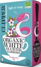 CLIPPER органический белый чай с малиной 26 пакетиков 45 г