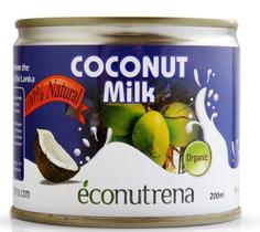 Органическое кокосовое молоко Econutrena 50% (жирность 17%), 200 мл