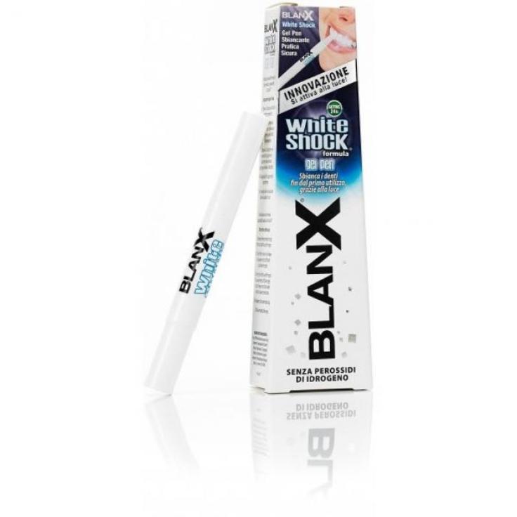 BlanX White Shock Pen карандаш для отбеливания зубов с частицами акти плюс