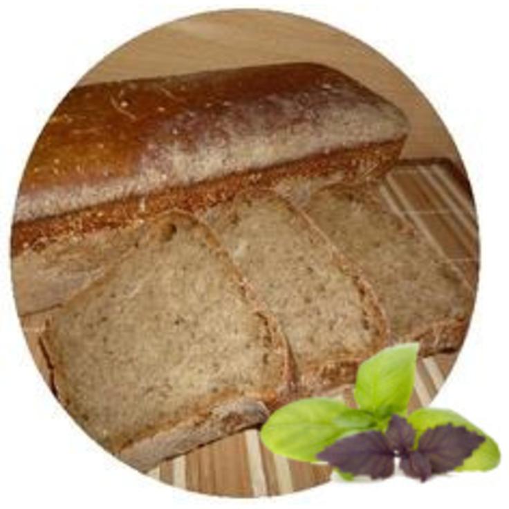 Хлеб бездрожжевой пшеничный с базиликом 800 г