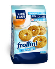 Печенье безглютеновое сливочное Frollini con Panna NUTRI FREE 250 г