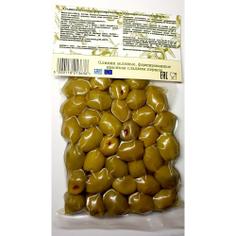 Оливки зеленые сорт Халкидики с красным сладким перцем KURTES 250 г