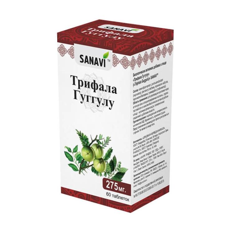 Трифала гуггул SANAVI, 60 штук по 275 мг