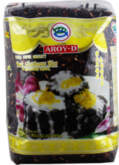 Рис черный клейкий тайский AROY-D, 1 кг