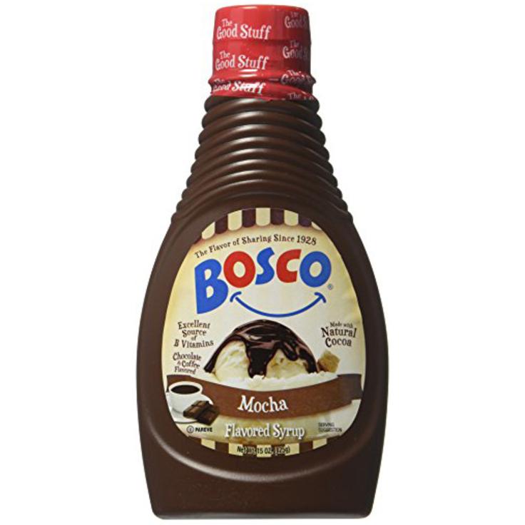 Сироп шоколадный со вкусом кофе Bosco 425 мл