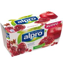 Десерт соевый йогуртный с гранатом обогащенный кальцием и витаминами ALPRO 2x125 г