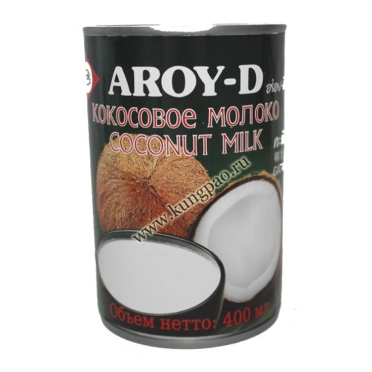 AROY-D кокосовое молоко в банке 60% (жирность 17-19%), 400 мл