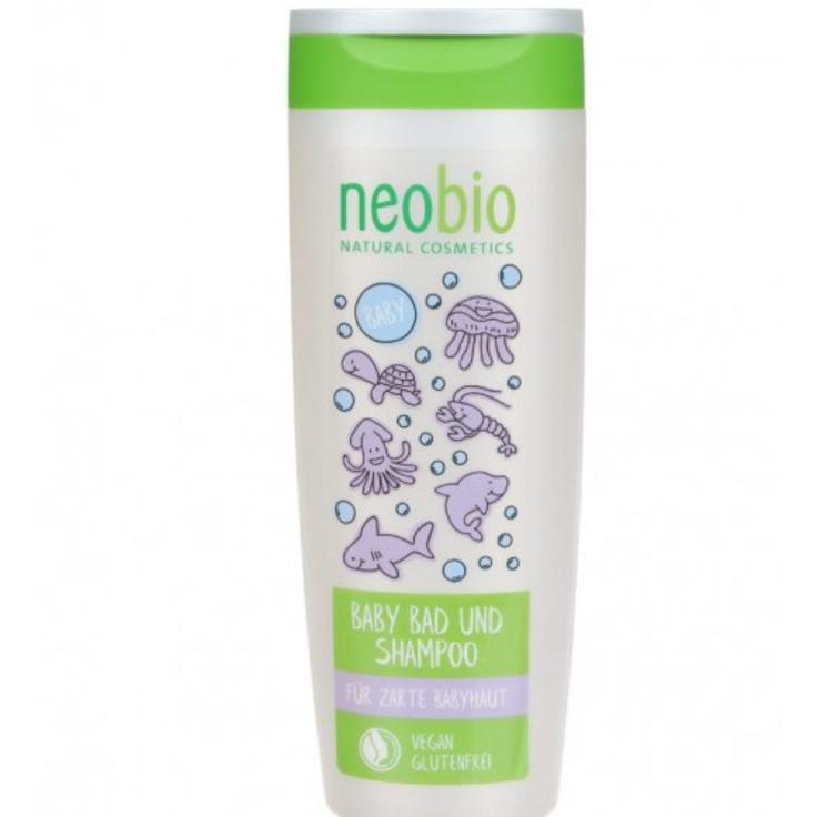 Детский шампунь-гель для волос и тела с био-алоэ и био-календулой NEOBIO 250 мл