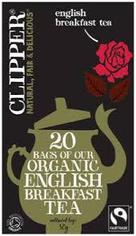 CLIPPER органический черный чай "Английский завтрак" 20 пакетиков 62.5 г