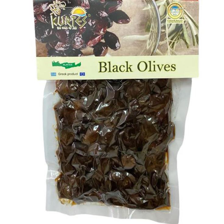 Оливки черные сорт Хондроля KURTES 250 г