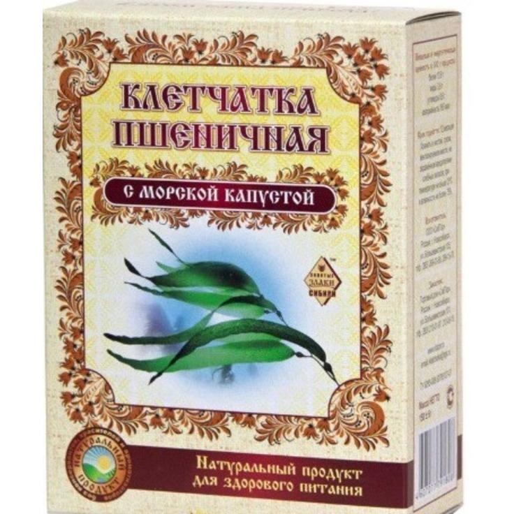 Клетчатка пшеничная "С морской капустой" "Злаки Сибири", 150 г