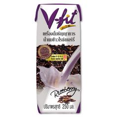 V-Fit молоко из риса сорта Riceberry c сахаром, 250 мл