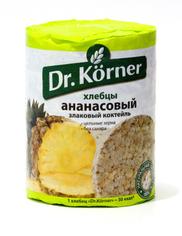 Хлебцы Dr.Korner "Злаковый коктейль ананасовый", 100 г