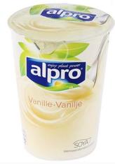 Десерт соевый йогуртный ванильный обогащенный кальцием и витаминами ALPRO 500 г