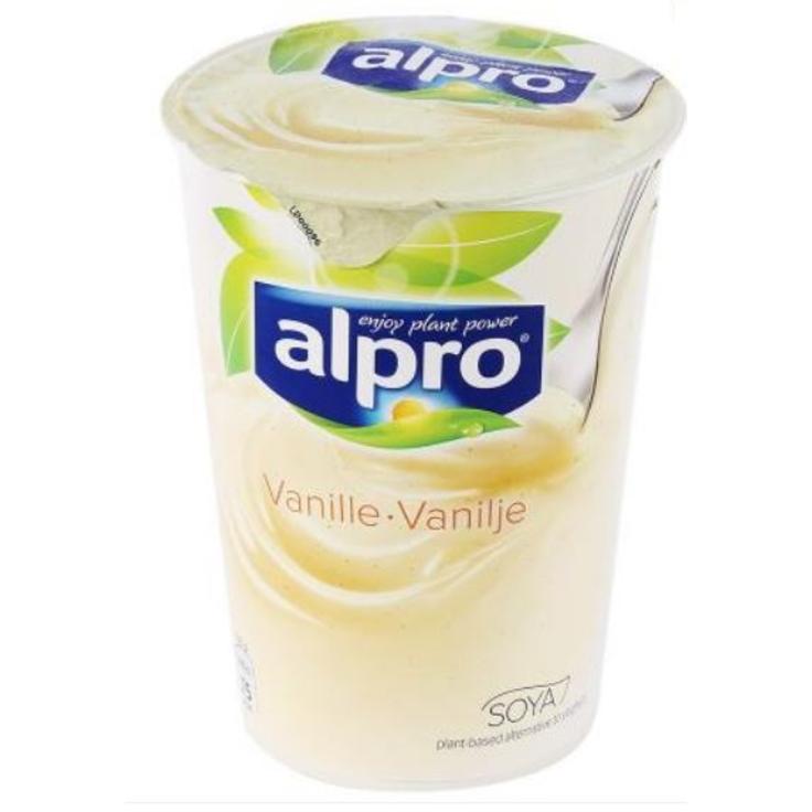 Десерт соевый йогуртный ванильный обогащенный кальцием и витаминами ALPRO 500 г