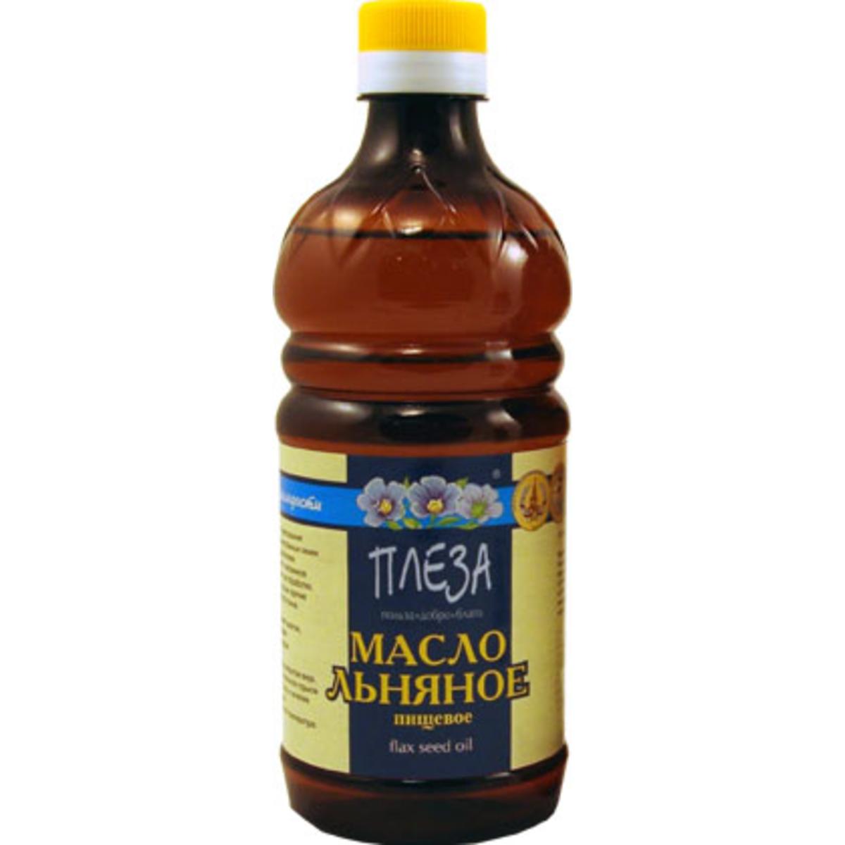 Купить Льняное масло "Плеза", 500 мл - Экоcтория Челябинск - Экостория