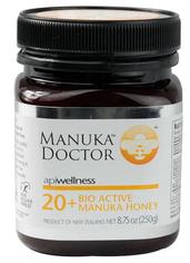 Apiwellness Manuka Doctor ORGANIC мед Манука 100% RAW Bio Active 20+ 250 г