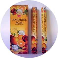 Благовония HEM Tangerine Rose - Мандарин и роза, 20 палочек