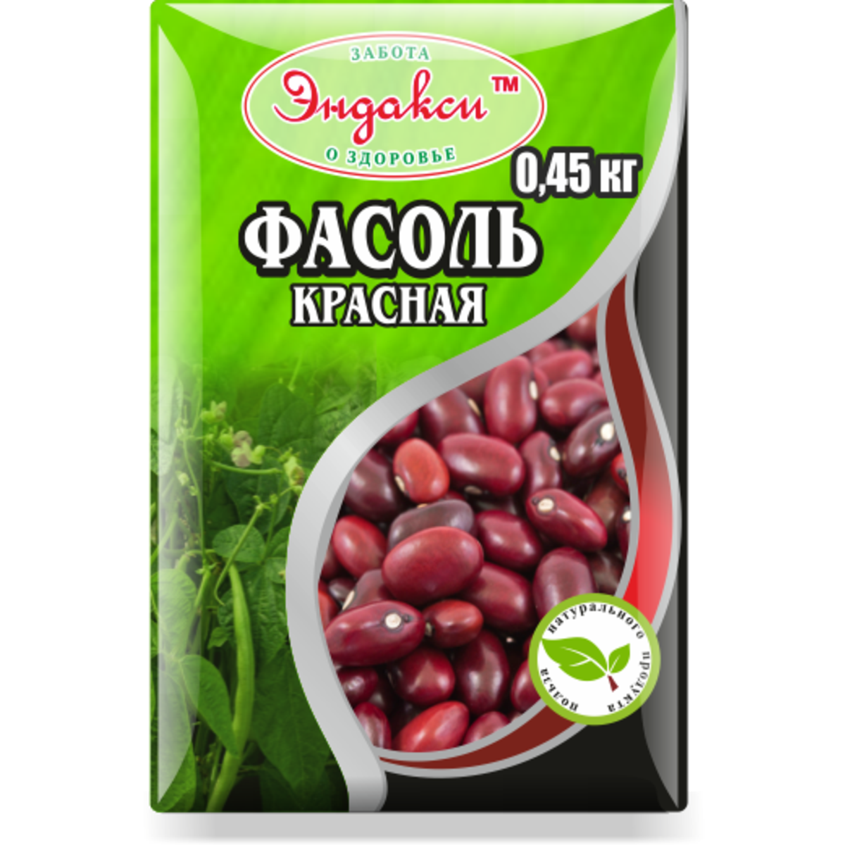 Купить Фасоль красная "Эндакси", 450 г - Экоcтория Челябинск - Экостория