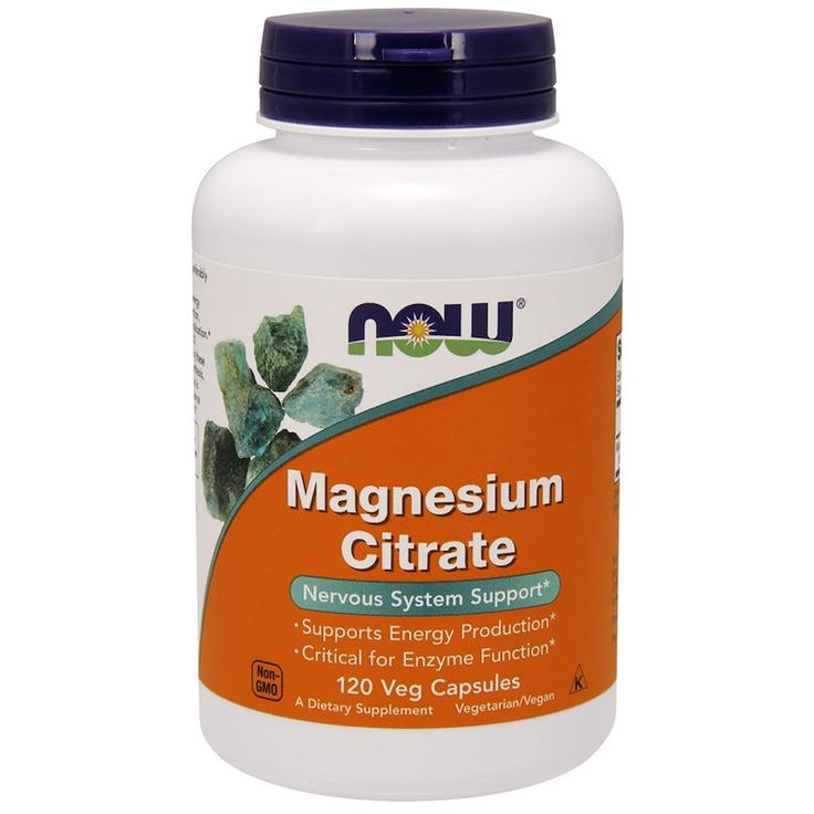 Magnesium Citrate NOW FOODS 400 mg 180 таблеток