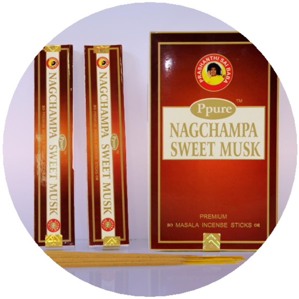Купить Благовония Ppure NAG CHAMPA Sweet Musk 15 г - Экоcтория ...