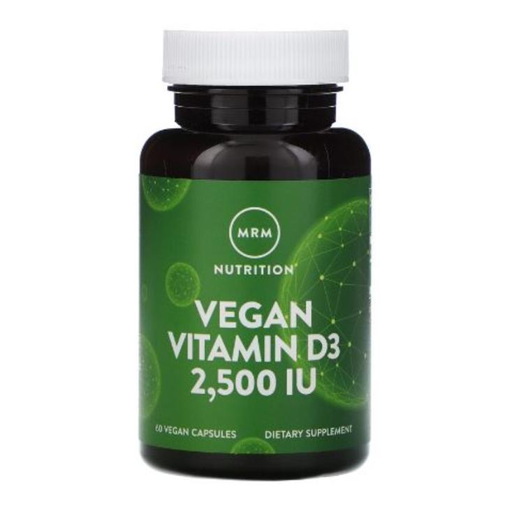Витамин D3 MRM 2500 IU, 60 веганских капсул