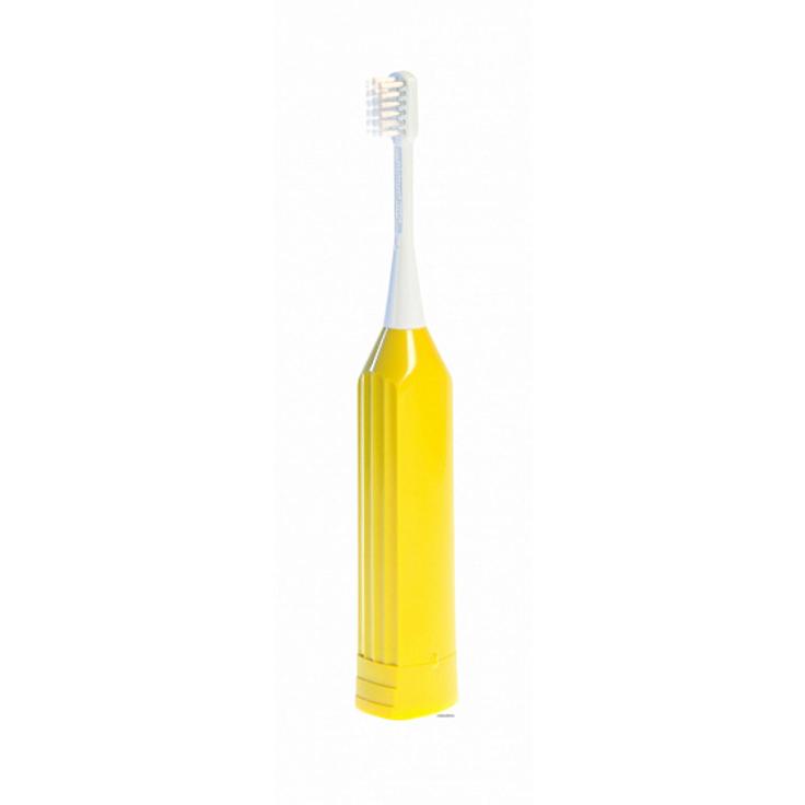 Ионная звуковая электрическая зубная щетка для детей от 1 до 6 лет желтая Hapica DBB-1Y