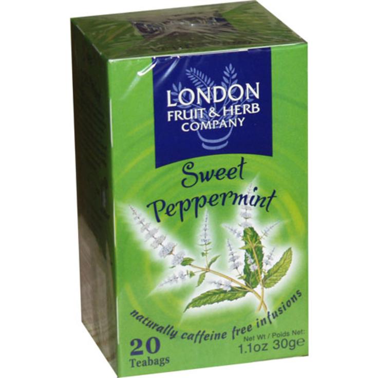 LONDON FRUIT & HERB COMPANY фруктово-травяной чай "Сладкая мята" 20 пакетиков в конвертах 40 г
