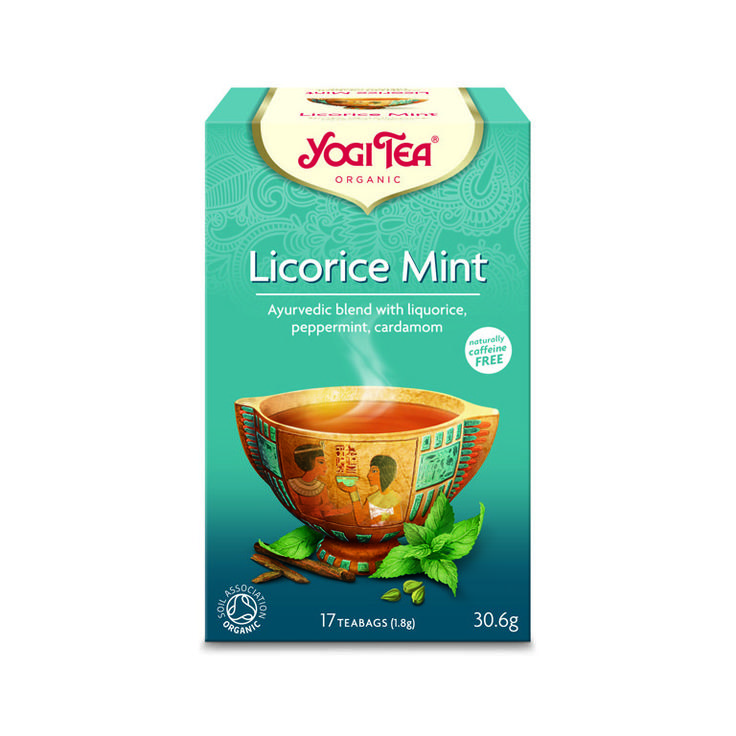 Чай органический Yogi Tea Licorice Mint - Солодка и мята БИО 17 пакетиков 30.6 г