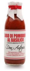 Томатный соус с базиликом изготовленный вручную Доном Антонио БИО Casina Rossa 500 г