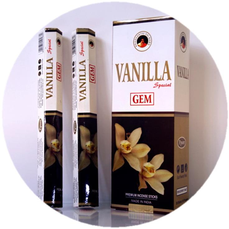 Благовония Ppure GEM Vanilla (ваниль) 20 палочек
