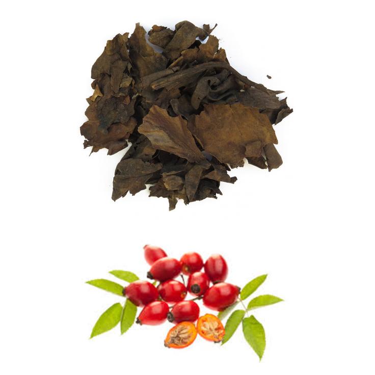 Чигирский чай из ферментированных листьев бадана с плодами шиповника "ЭкоЦвет", 70 г