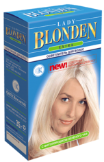 Осветлитель для волос Lady Blonden Extra с фитопорошком зеленого чая, ФИТОКОСМЕТИК 35 г